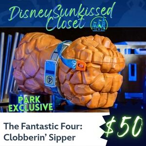 California Adventure The Fantastic Four Clobberin' Sipper